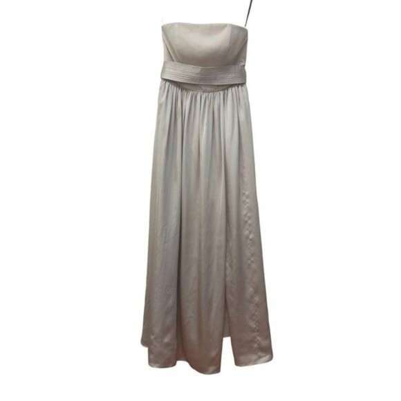 White by Vera Wang Womens Strapless Dress in Champagne Cream Size 0 *Flaw* - Picture 2 of 12